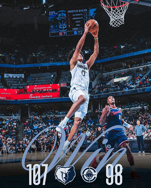 快船98-107不敌灰熊,哈登18+7,考沃德23+14,伦纳德24+8