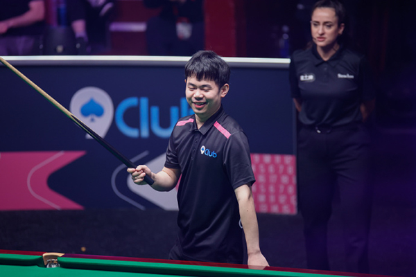 袁思俊4-1轻取本-沃拉斯顿,两杆50+强势晋级32强